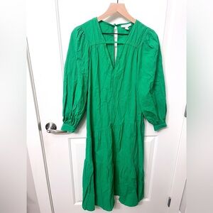Topshop Green Maxi Dress